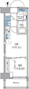 クレヴィアリグゼ日暮里根岸 403 間取り図 ?>