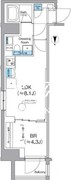 クレヴィアリグゼ日暮里根岸 604 間取り図 ?>