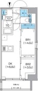 クレヴィアリグゼ日暮里根岸 601 間取り図 ?>