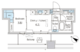 エムエー月島 502 間取り図