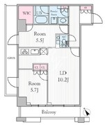 アーバンパークグラン代官山 204 間取り図