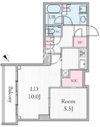 アーバンパークグラン代官山 210 間取り図
