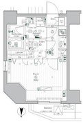 プレミアムキューブ駒込 403 間取り図
