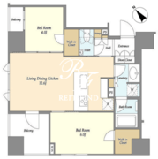 ドゥーエ月島2 603 間取り図