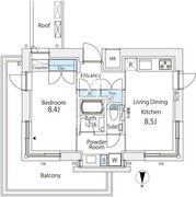 番町會所 401 間取り図