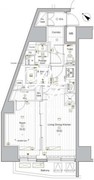 プレミアムキューブG後楽園 503 間取り図
