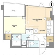 リーブルグラント四谷三丁目 335 間取り図