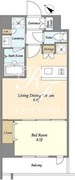 リアン御殿山 606 間取り図