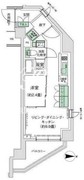 スタイリオ三軒茶屋 204 間取り図