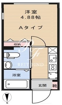 アレッタ大島 203 間取り図