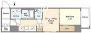 アジュールテラス門前仲町 201 間取り図