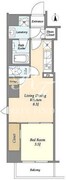 アジュールテラス門前仲町 410 間取り図