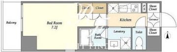 シーズンフラッツ押上サウス 201 間取り図