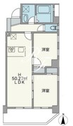 JU TOWER FRONT両国 702 間取り図