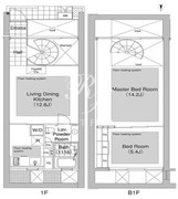 エルスタンザ代官山 105 間取り図