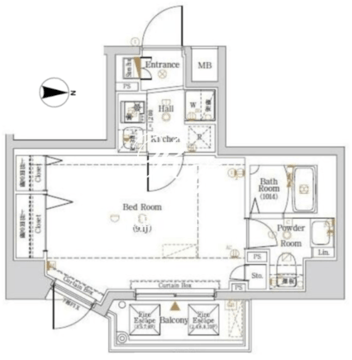 KNOTS浅草 902 間取り図