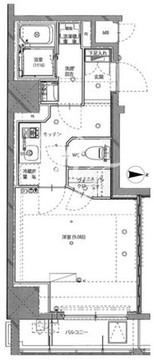 ハーモニーレジデンス秋葉原 602 間取り図