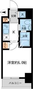 KDXレジデンス大島 808 間取り図