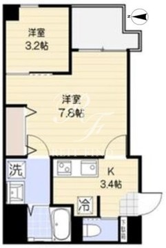 ムジーク北参道 201 間取り図