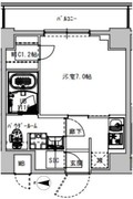 エスレジデンス木場フルスパーク 202 間取り図
