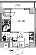 エスレジデンス木場フルスパーク 502 間取り図