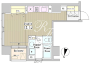 アーバンキューブ九段南 304 間取り図