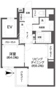 エルスタンザ浅草 404 間取り図