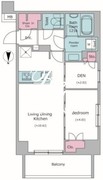 ドゥーエ菊川 706 間取り図