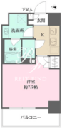 プライムアーバン菊川 102 間取り図