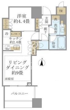 白金ザ・スカイ E-804 間取り図