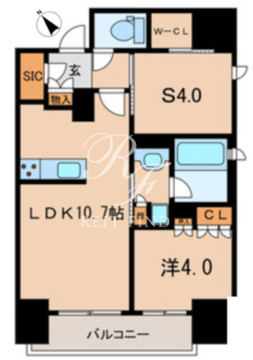 ピアース渋谷 1003 間取り図