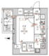 アルテシモリーノ 301 間取り図