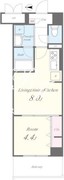 シルベーヌ池上 102 間取り図