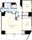 テアトル神南 1502 間取り図