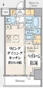 クレストコート本所吾妻橋 206 間取り図