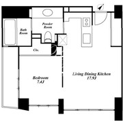 ウォーク赤坂 202 間取り図 ?>