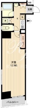 ラクラス新御徒町 1003 間取り図