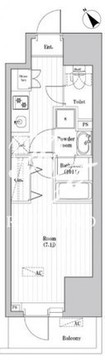 オーパスレジデンス武蔵小山 1101 間取り図