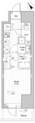 オーパスレジデンス武蔵小山 1201 間取り図