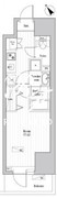 オーパスレジデンス武蔵小山 1401 間取り図