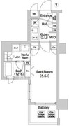 コンフォリア清澄白河トロワ 303 間取り図