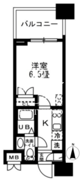 レジディア錦糸町 510 間取り図