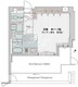 カスタリア三宿 408 間取り図