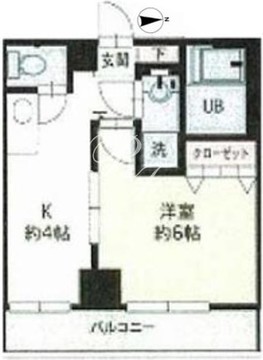 HF銀座レジデンスイースト2 506 間取り図