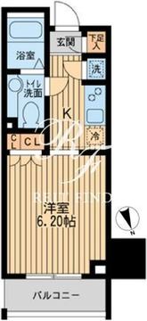 KDXレジデンス東新宿 1102 間取り図