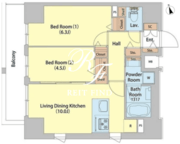 サイオン町屋 1204 間取り図