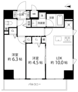 サイオン町屋 604 間取り図