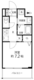 サイオン町屋 802 間取り図