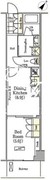 ミレーネ四谷レジデンス 1006 間取り図