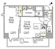 ミレーネ四谷レジデンス 1001 間取り図